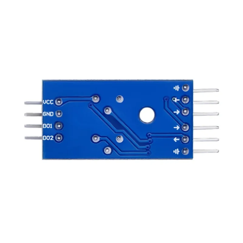 2 Way Two Channel Line Track Sensor TCRT5000 Infrared IR Reflective Photoelectric Barrier Switch
