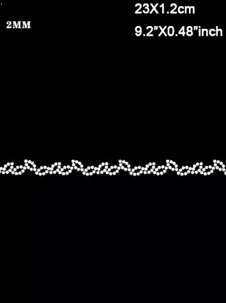 

4 шт./лот (23x1.2см) Длинные кружевные стразы для термопереноса, стразы для декорирования, пришивания, рукоделия (SSA-3290)