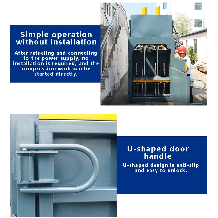 بيع 2023 علبة ألومنيوم مضغوطة/مكبس بالة/مكبس الإطارات #4