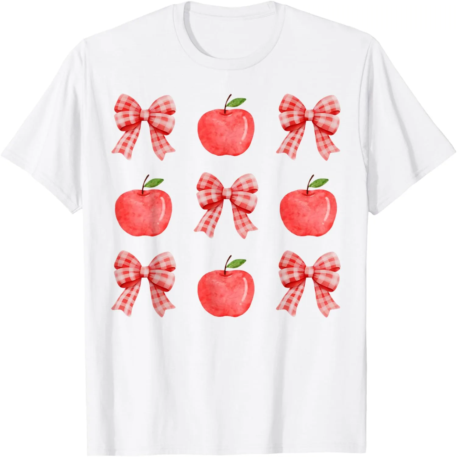 Coquette Apple Picking Crew Apple Picking Season Bows T-Shirt Birthday t-shirt, graphic tee