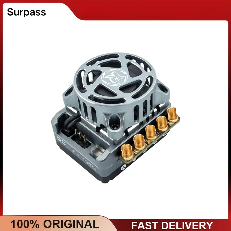 Surpass Hobby TS160 V3 Pro 160A Brushless ESC with Bluetooth Module Programmable for 1/10 RC Drift Racing Car Crawler