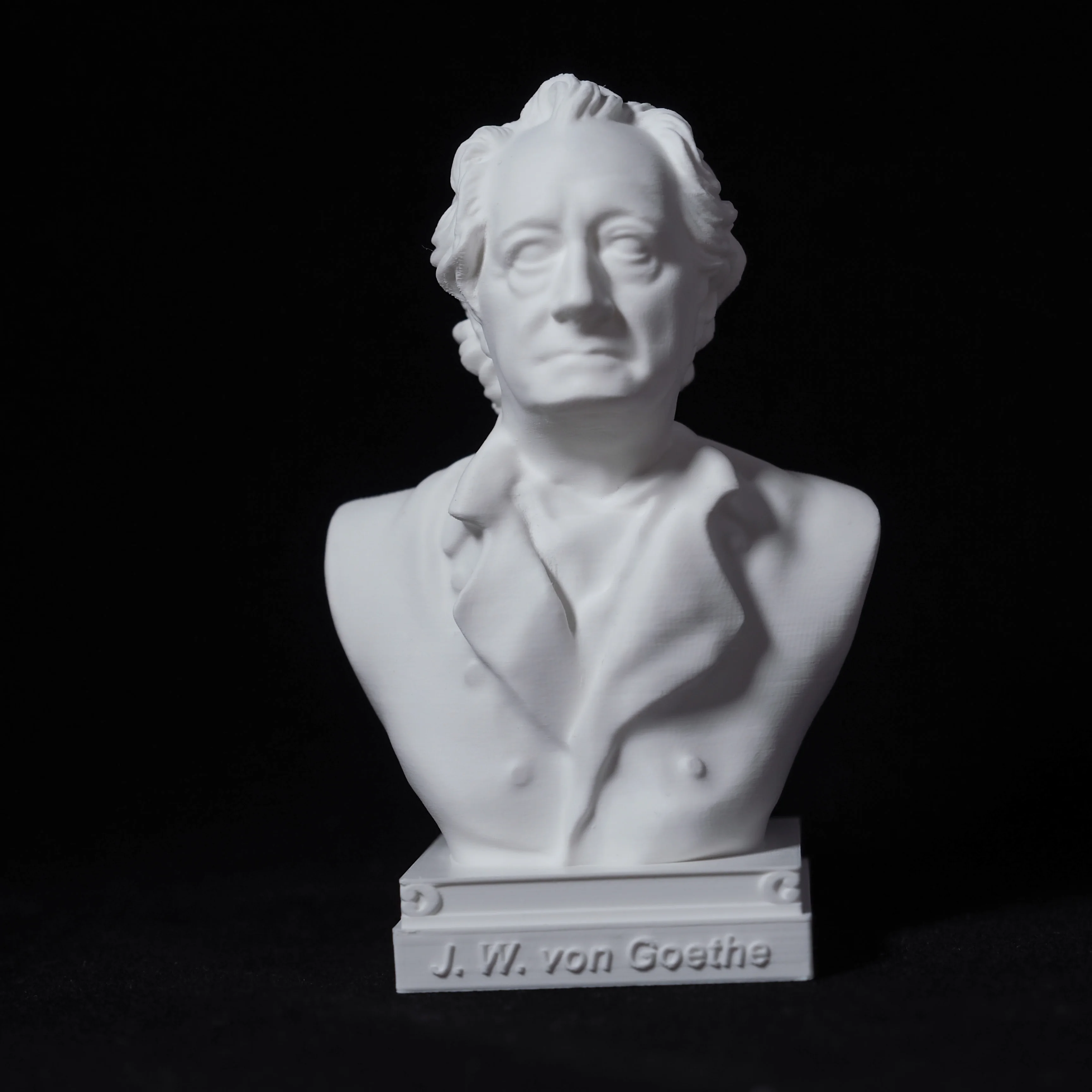 Goethe ornaments statue model ornaments bust crafts great man portrait desk desk, 3D printing PLA plastic material