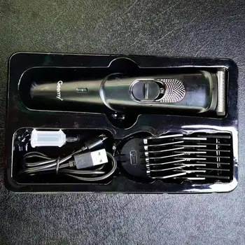 GEEMY GM6583 Zastřihovač vlasů Vestavěný zastřihovač s limitním hřebenem Nový design Dobíjecí zastřihovač vlasů Profesionální elektrický zastřihovač Muž 10 nejlepší prodej zastřihovač vlasů geemy - №3