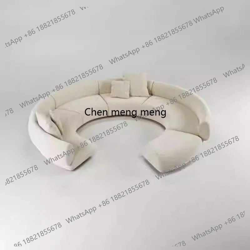 

Simple Modern Leisure Multi-Seater Sofa Hotel Clubhouse Villa Model Room Reception Furniture