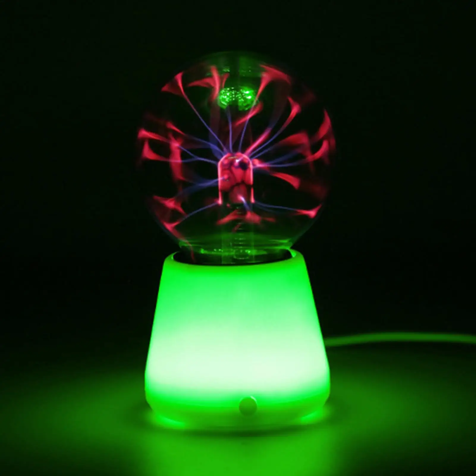 Plasma Ball Lamp 7-Color Touch Sensitive Lighting Static Electricity Ball for Christmas Home School Office Apartment College