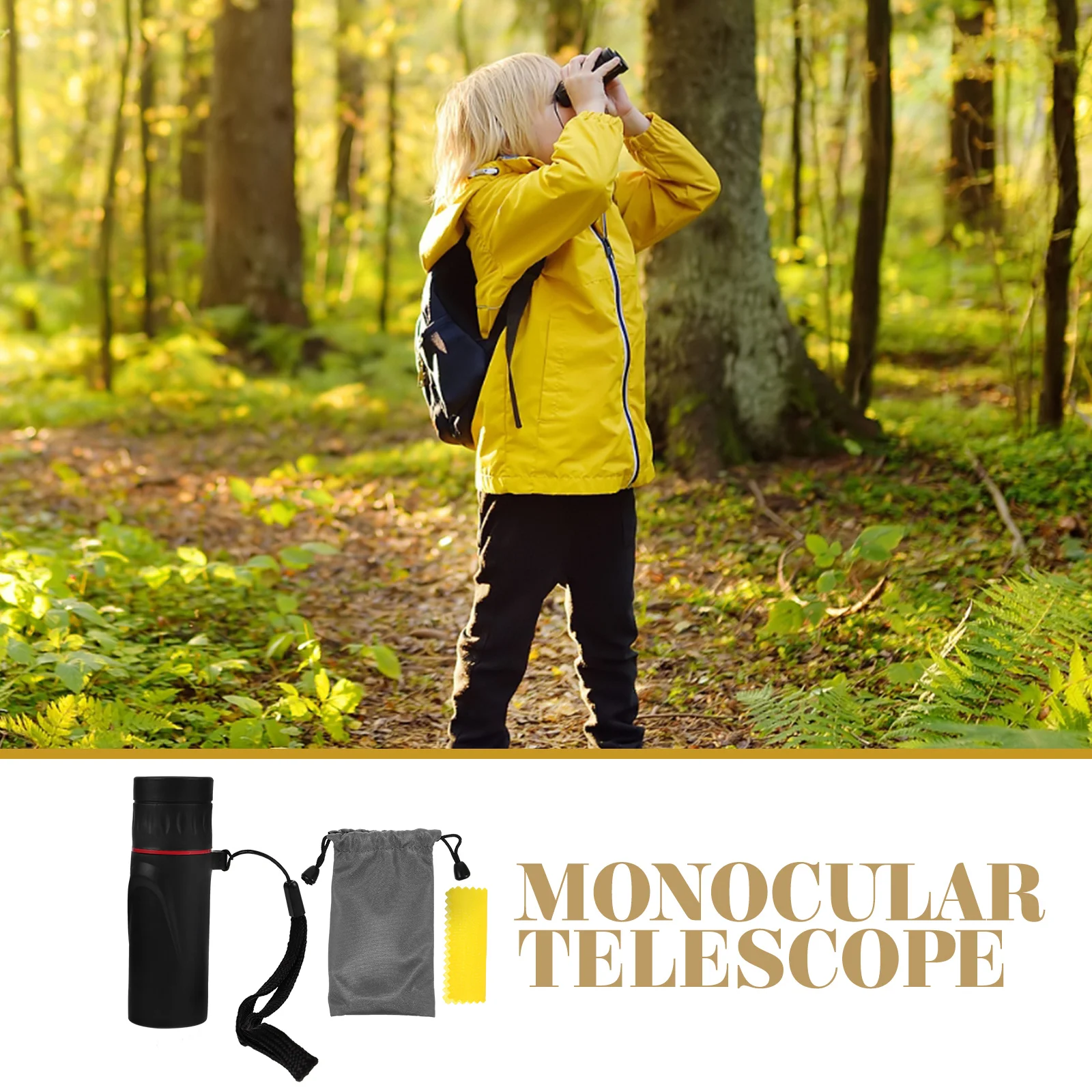 

Monocular Telescope 10x25 Mini for Camping Hiking Bird Watching Tourism High Grade Material