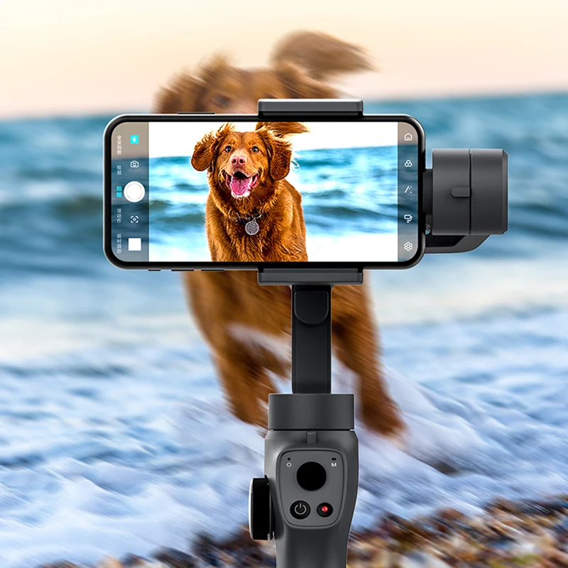 Youpin Funsnap Capture 2 Pan Tilt 3 Axis Handheld Gimbal Stabilizer Smart Phone  Multi Angle Rotation Tracking Zoom Stabilizers