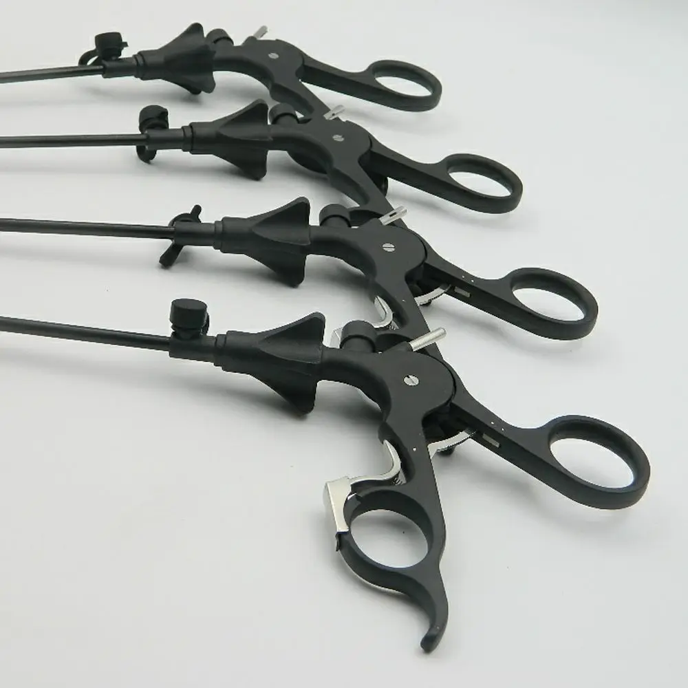 Tijeras abdominales, pinzas de separación de cirugía, diente grueso, sin lesiones, diente fino, sin lesiones, pinzas de agarre gástricas de una sola acción Gal