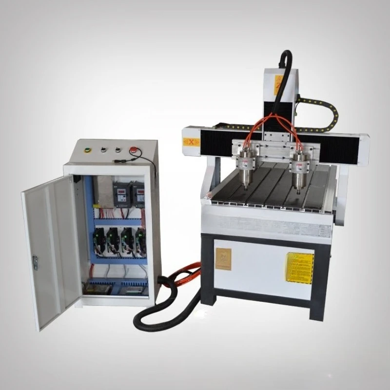 6090 numerical control engraving machine, one to two, plane three-dimensional square rail woodworking machine c