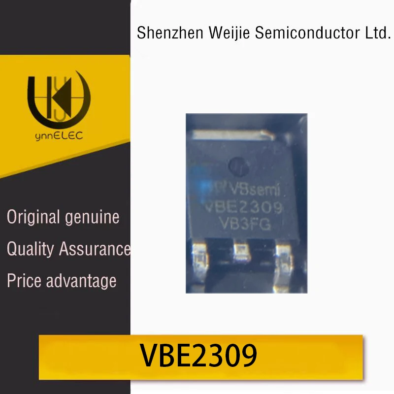 VBE2309 Brand New TO252 Package P-channel 30V 60A MOSFET Chip Silkscreen: VBE2309