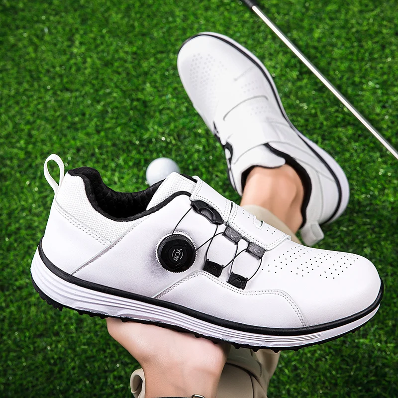

New Men Golf Shoes Casual Breathable Waterproof Non-slip Golf Outdoor Training Shoes