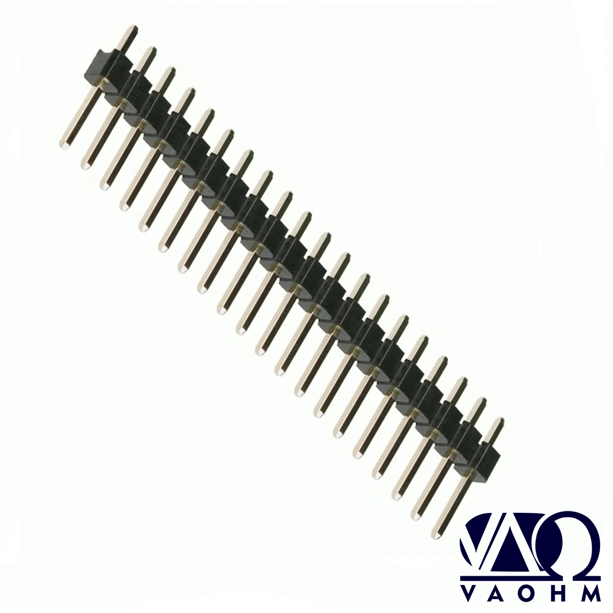 100PCS 2.54mm Pin Header Straight (180°) 16P 17P 18P 20P 25P