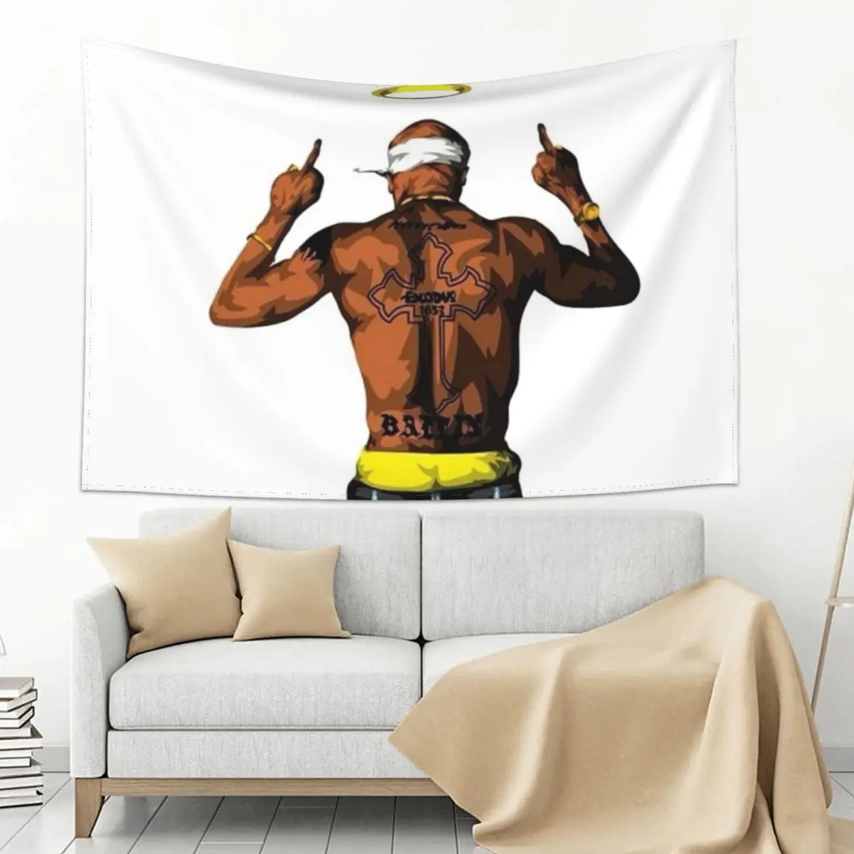 

I GONE TO HEAVEN Tapestry Room Decorations Aesthetic Room Decorating Aesthetic Room Decor Cute Tapestry
