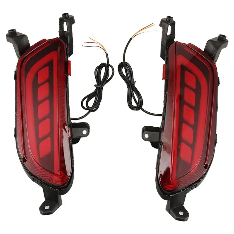LED Rear Fog Lamp Brake Light Turn Signal Light Reflector Car Bumper Light 1 Set For Mazda CX-3 CX3 2015-2020