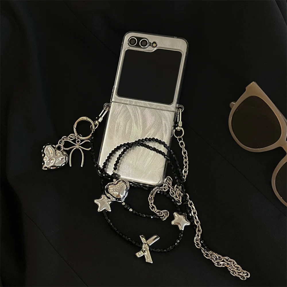 

Чехол с перьями и сердечками для Samsung Galaxy Z 6 5 4 3