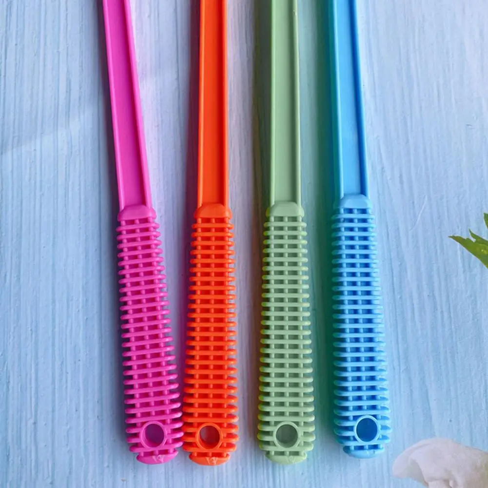 Fly Dispelling Tool 2 Pcs Fly Swatters Set with Thickened Long Handles Flexible Hollow Mesh Heads Durable Anti-crack Mosquito