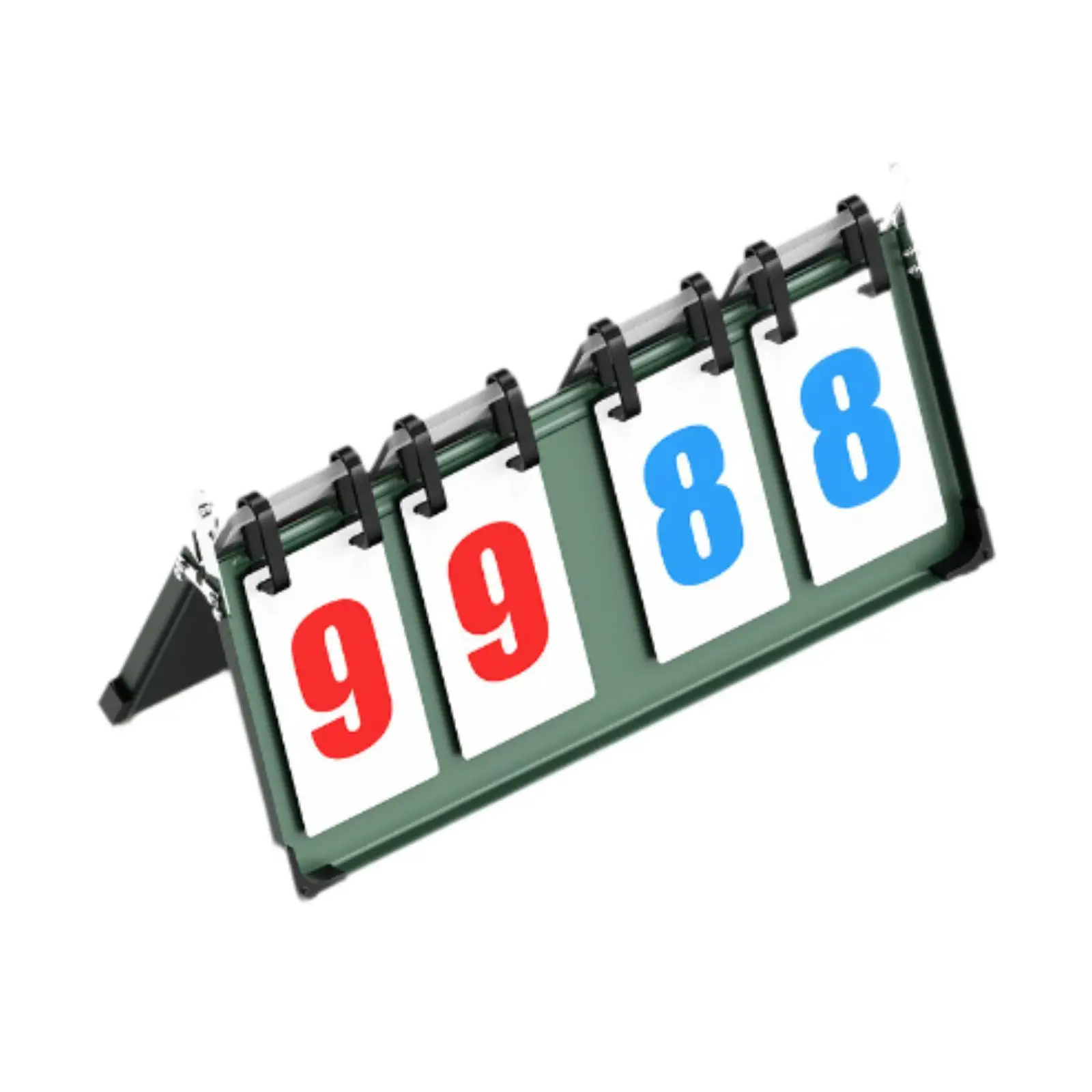 

Sports Scoreboard Tabletop Score Flip Manual Score Cards Counter Scoring Display Flip Scoreboard for Baseball
