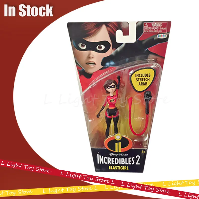 Pixar Incredibles 2 Anime Figure Mr. Incredible Elastigirl Dash Jack Action Figure Jack Joint Mobility Model Kids Collect Toys