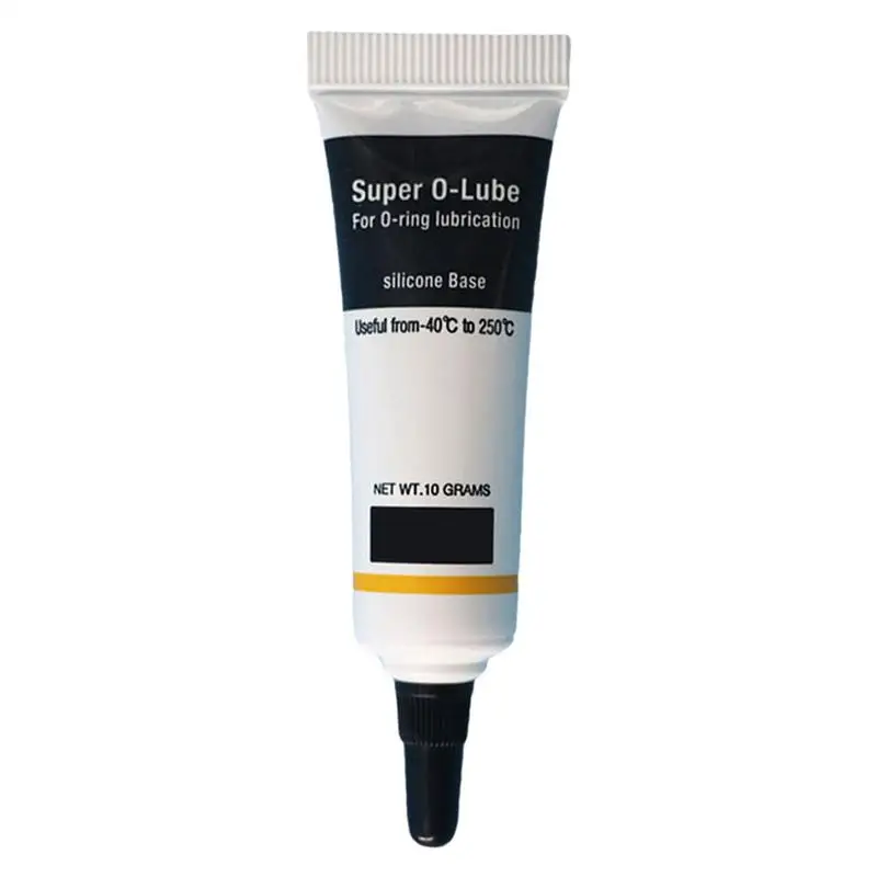 O Ring Silicone Grease 10g Plumbers Valve Lubricant Faucet Lubricant Waterproof Safe Grease Clear Machine Lubricant for Sealing