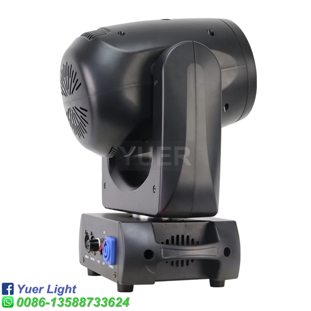 Imagem -04 - Yuer-led Moving Head Light Beam 18 Prismas Rotativos Dmx Stage Effect Disco dj Bar Wedding Club 200w Novo