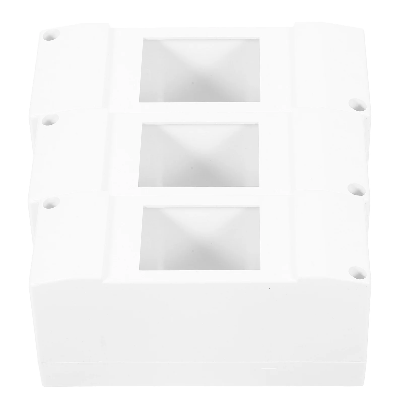

3Pcs Circuit Breaker Protective Covers Plastic Case Durable Fit for Dz47-63 Indoor Wall Mounted Distribution Box Protection
