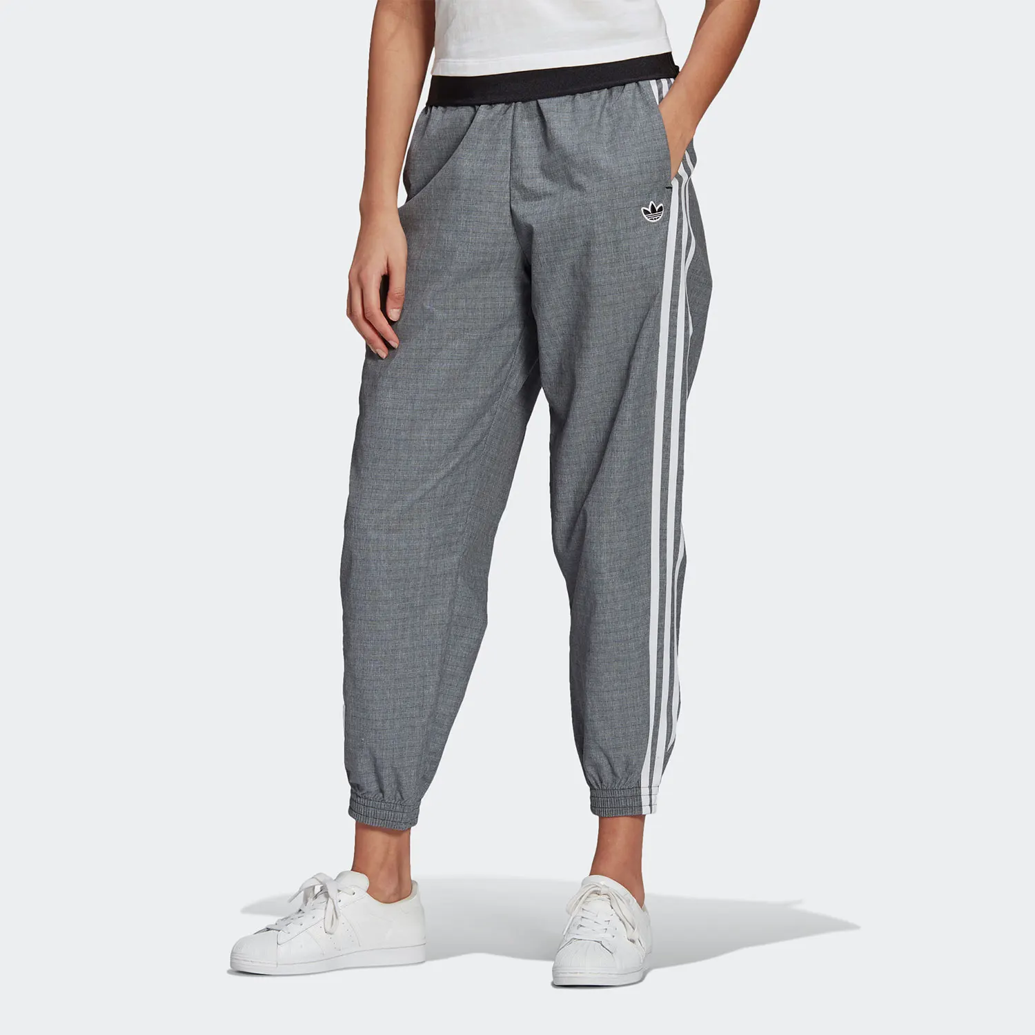 

Adidas Original Trefoil TRACKPANTS Женские спортивные брюки свободного кроя GM5365