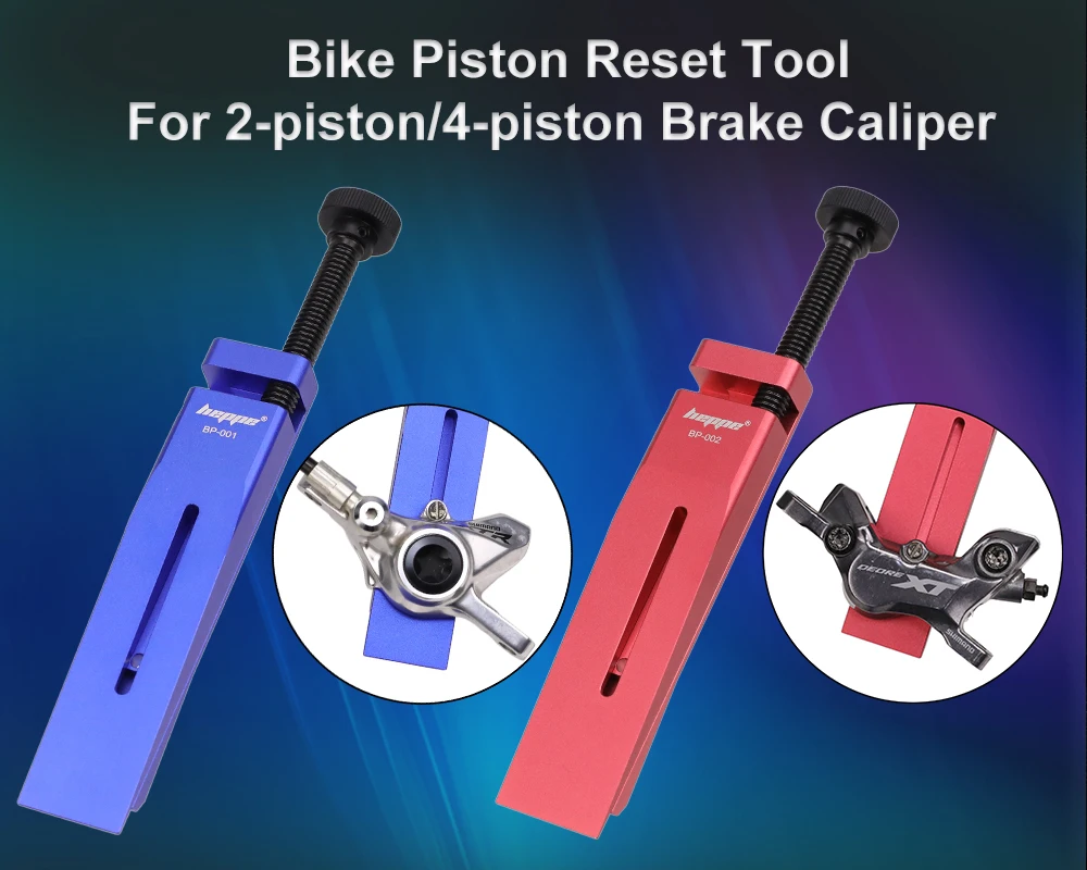 HEPPE Fahrrad-Bremssattel-Kolben-Reset-Werkzeug, Fahrrad-Bremssattel-Kolben-Presswerkzeug für 2-Kolben 4-Kolben SHIMANO/SRAM-Bremssattel – Detail 4