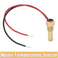 Universal Water Temperature Sensor Car Temperature Sensor Water Temperature Gauge 12V/24V 1/8 NPT for Universal Water Temp Meter