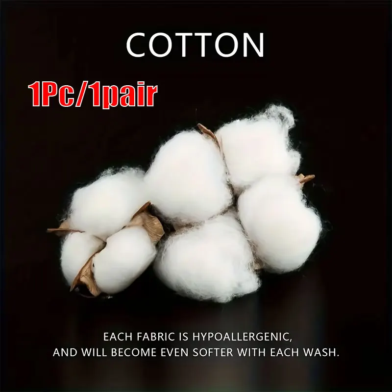 1pc/2pcs Luxurious 100% cotton Brushed Twill Weave Pillowcase, Envelope Closure, Soft Cozy Bed Pillow Cover, 48x74cm