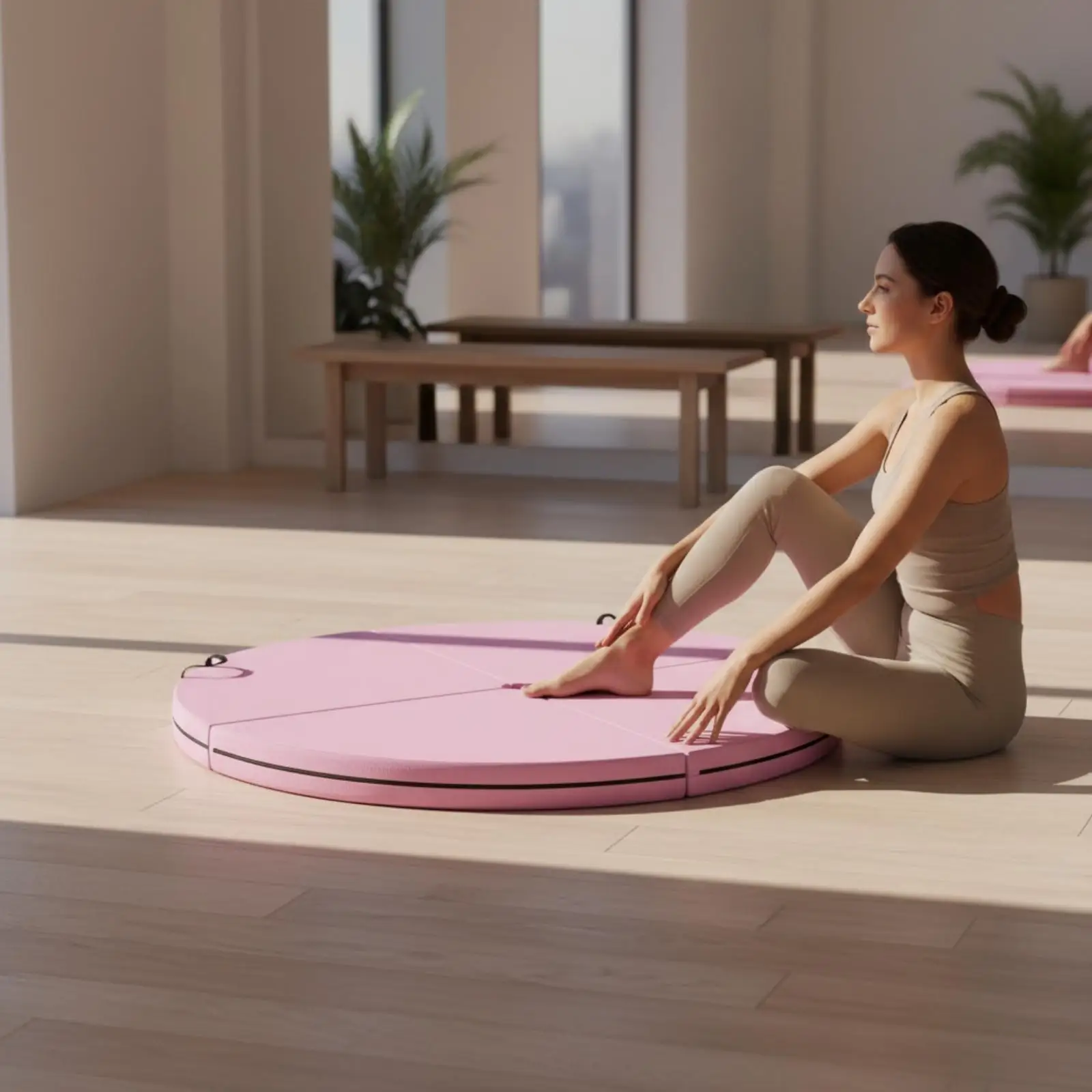 tapis-de-danse-sur-barre-rond-a-quatre-panneaux-rembourre-et-portable-pour-danseurs-entrainement-a-domicile
