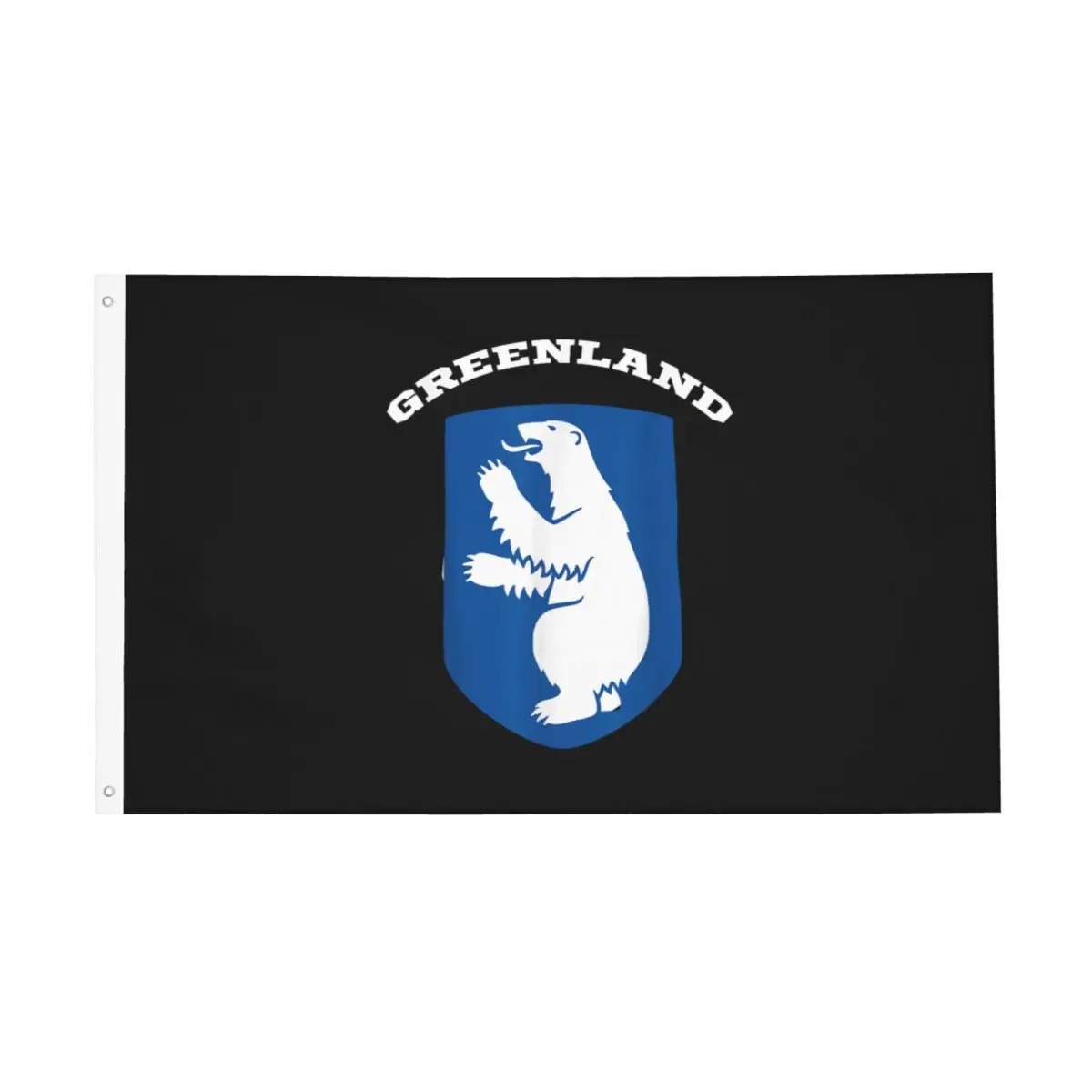 Greenland Coat Of Arms Flag Flags Vivid Color Indoor Outdoor Banner All Weather Home Room Dorm Wall Decor 90x150cm