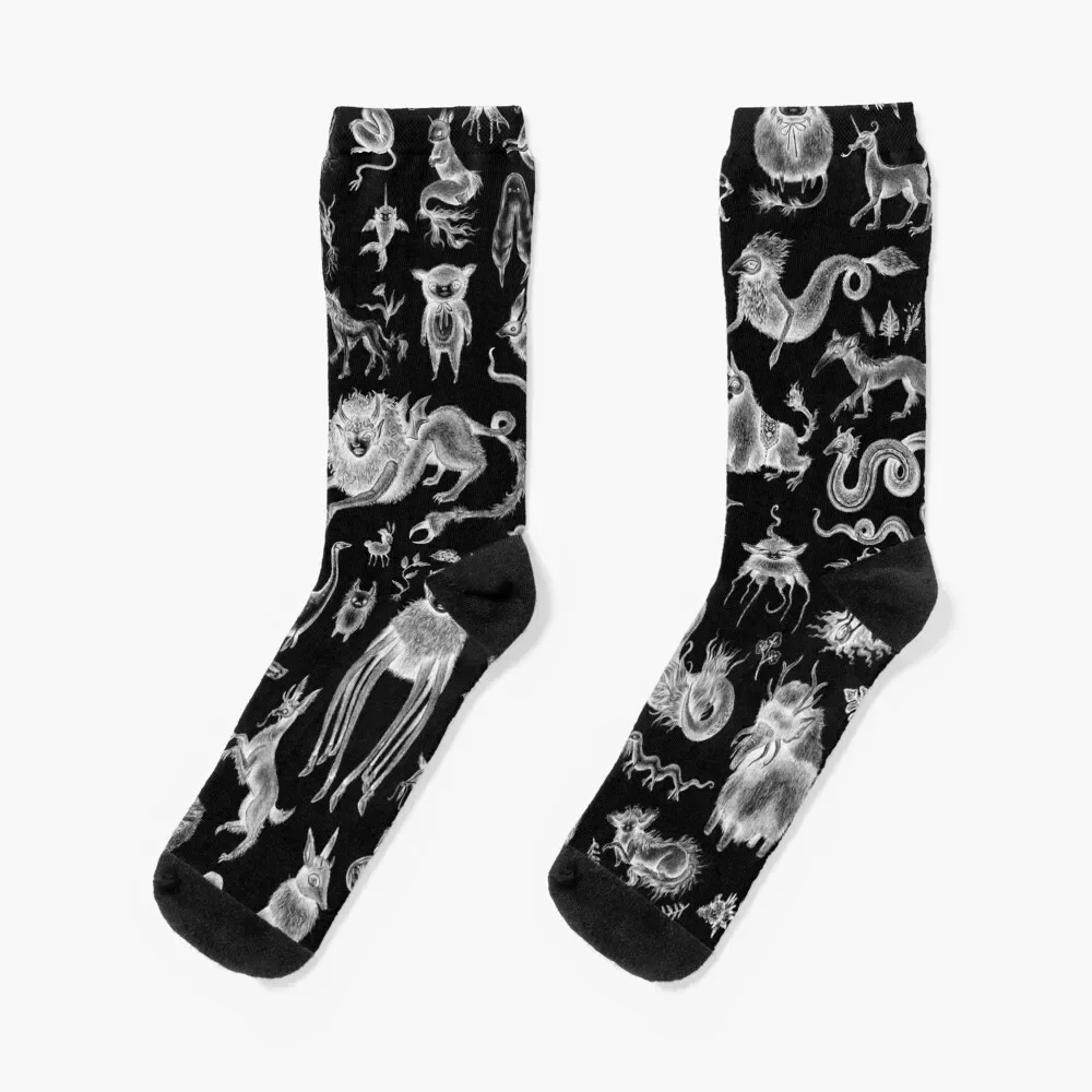 

We Are Not Alone - inverted Socks with print cartoon Thermal man winter designer brand Men's Socks Luxury Women's