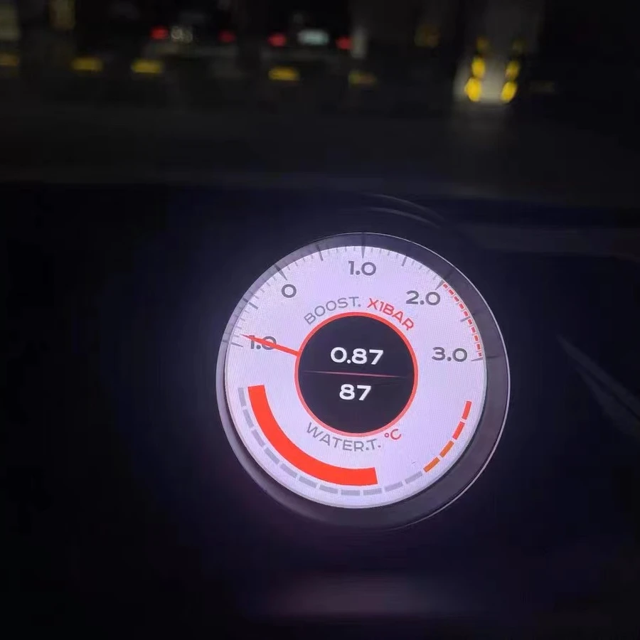 Couvercle de décoration de chronomètre OBD LCD, tableau Prada actuel, Porsche Panamera 2017-2021