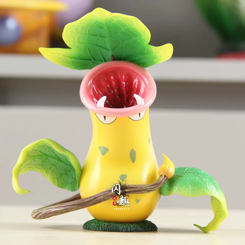 Figurine Pokemon Victreebel, jouets d'anime, jeu Digimon GK, Statue Manga, figurine d'action, modèle de collection de 8cm, cadeau pour les Fans