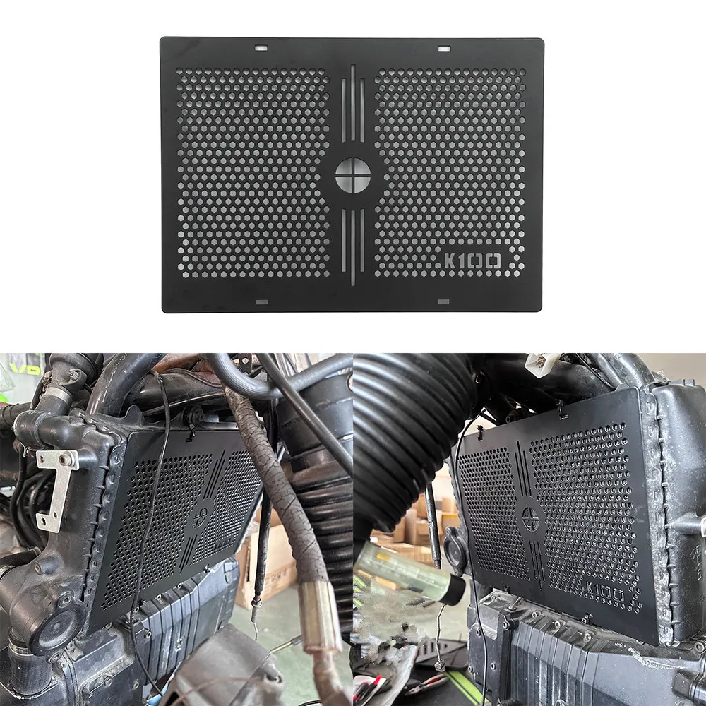 

Крышка для резервуара для воды мотоцикла, алюминиевый радиатор для BMW K100, K75, Cafe Racer Scrambler, аксессуары, защита масляного радиатора