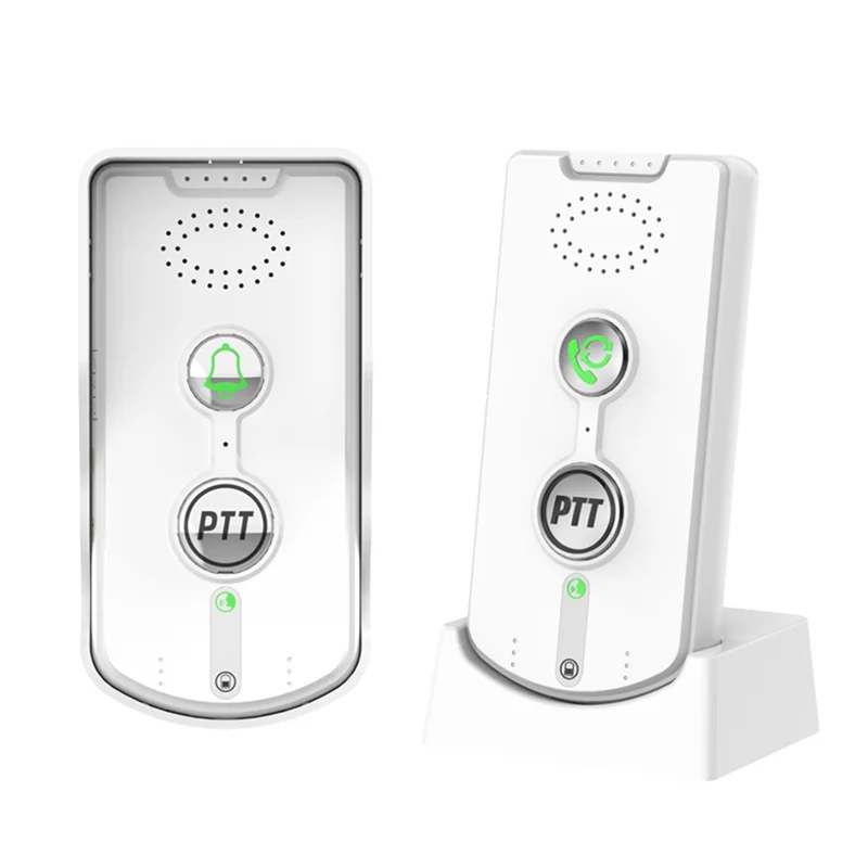 ABLJ Citofono Campanello Citofono wireless Cercapersone Campanello wireless domestico di emergenza intelligente Bianco
