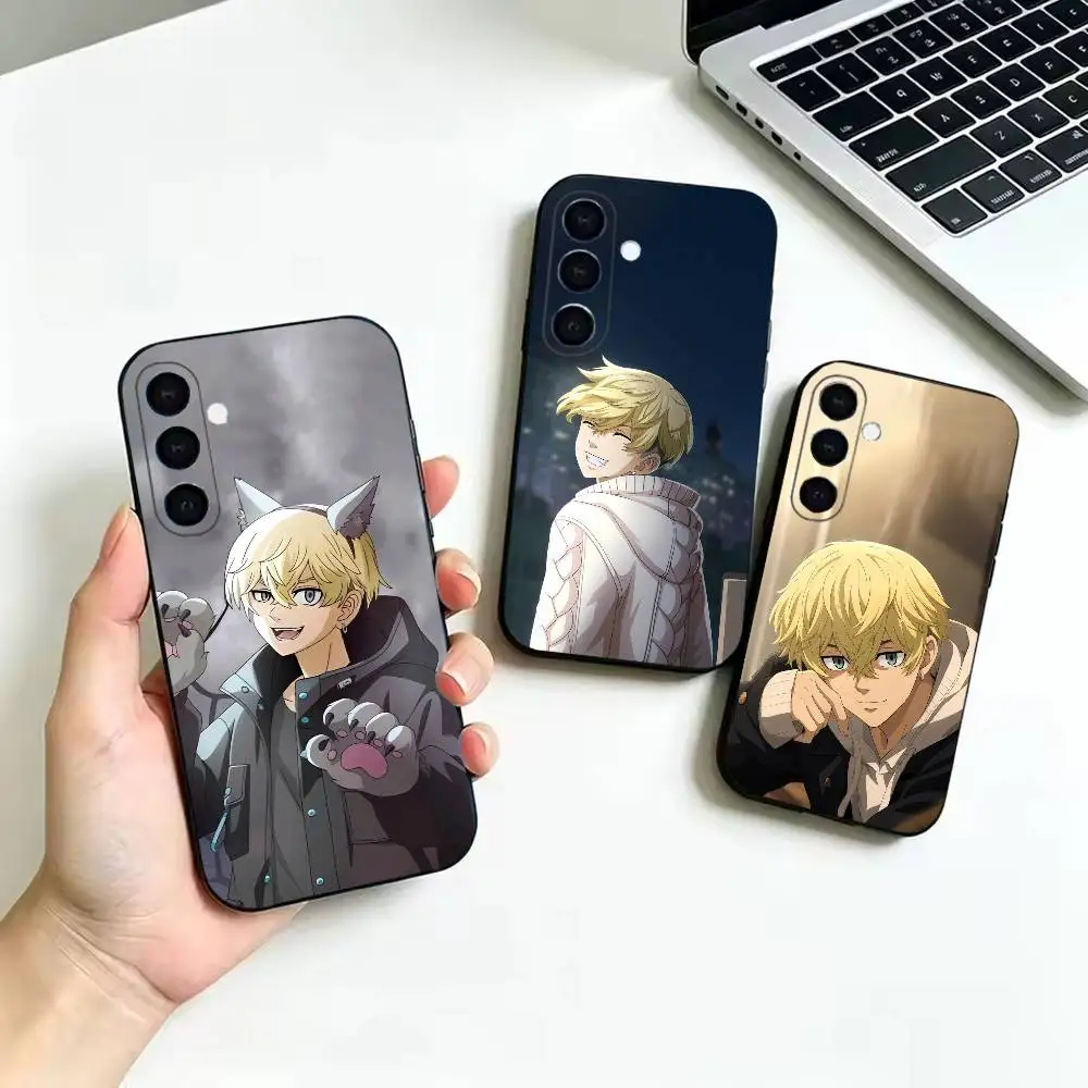 Tokyo Chifuyu Matsuno Soft Silicone Protective Cover, Suitable for Samsung Galaxy A02S,A12-A52,A21S,A31,A41,A51,A71-A73,A30S