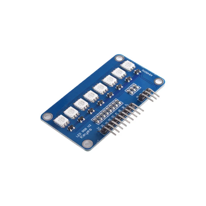 5050 RGBFull ColorLED Módulo de lámpara de flujo/microcontrolador de un solo chip Placa de desarrollo de luz de flujo