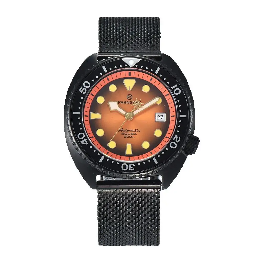 

Новые мужские автоматические часы 2026 года с механизмом NH35, коронкой 3.8, сапфировым стеклом, корпусом из нержавеющей стали 316L, водонепроницаемые, светящиеся