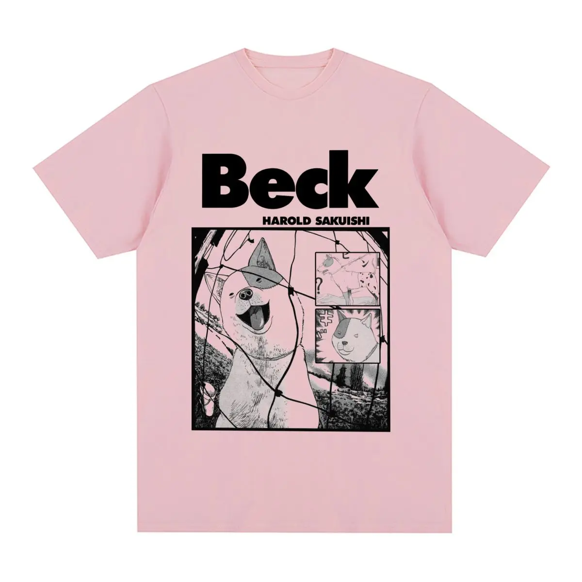 Beck Vintage T-shirt Mongolian Chop Squad Anime Print Art Cotton