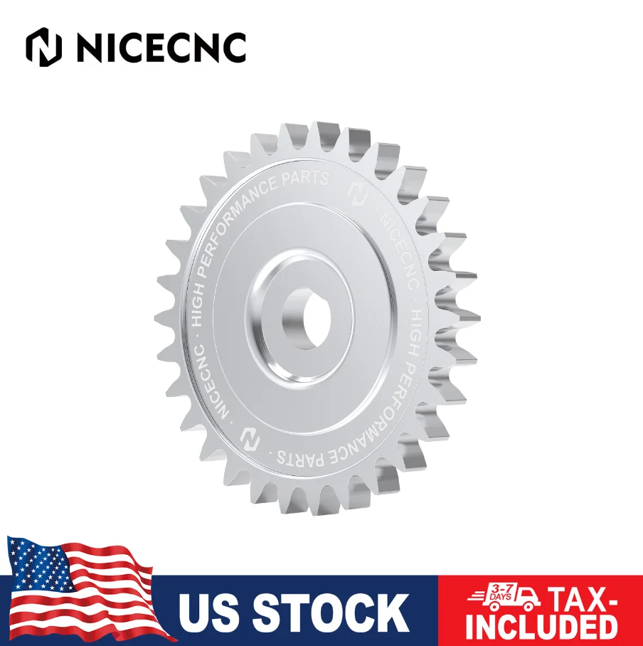 

Приводная шестерня масляного насоса NICECNC для Yamaha Raptor 700 2006-2024 700R 2009-2024 660R 2001-2005 SRX600 1986 XT600 1989-1995, алюминий