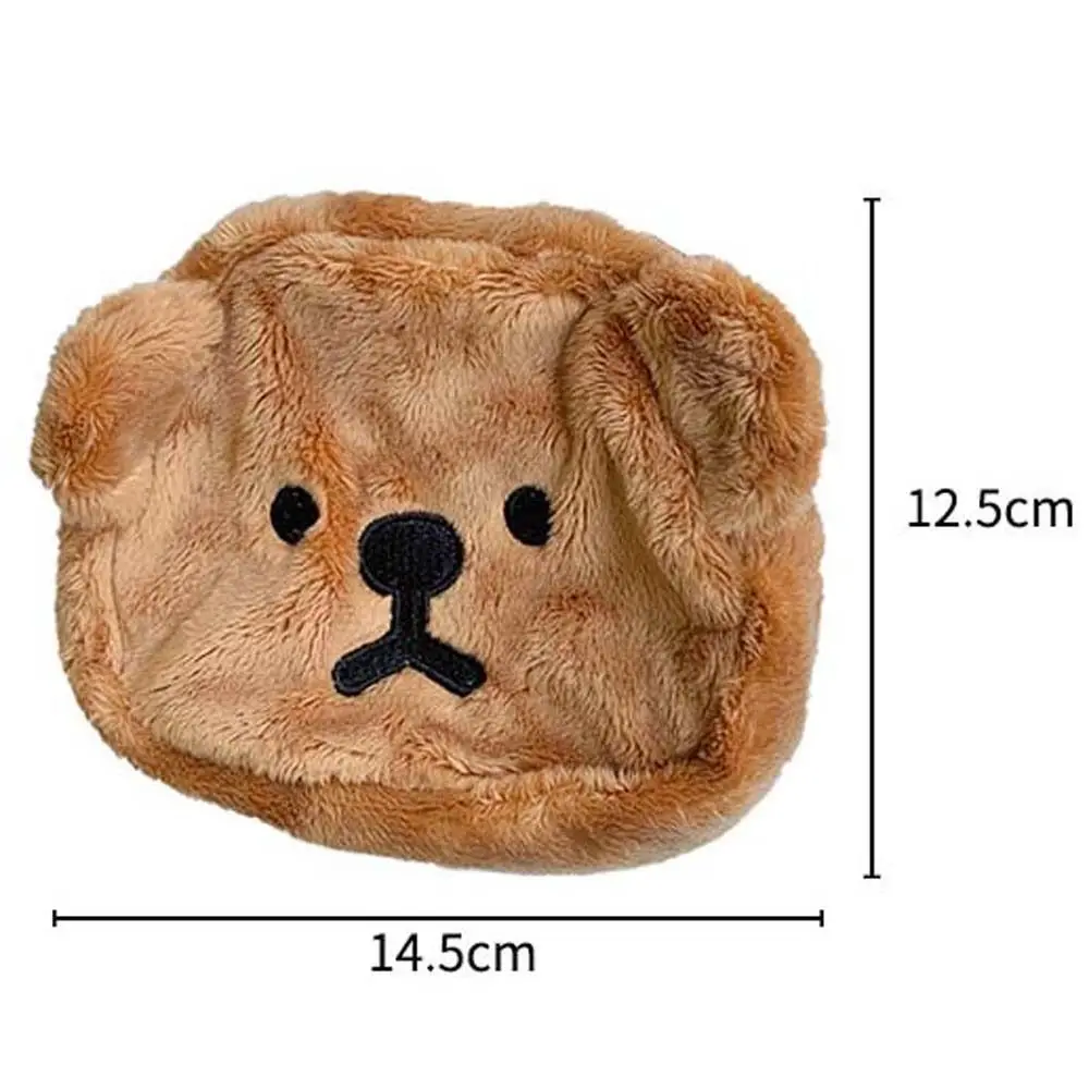 Girls Student Girls Pouches Earphone Bag Birthday Gift Money Bags Makeup Bag Bear Purse Plush Coin Purse Storage Bag