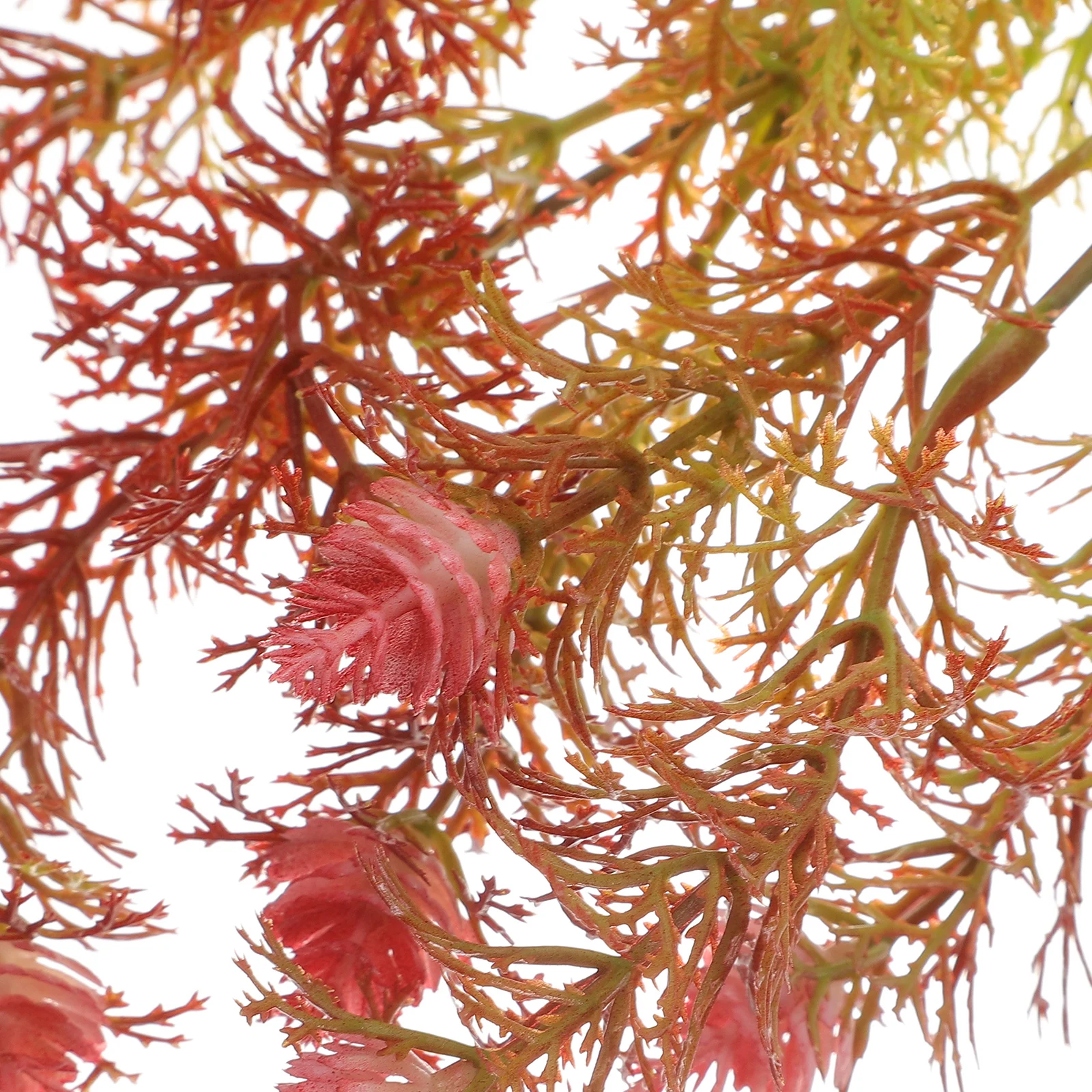 

5pcs Artificial Plant Decorative Branches Iron Wire Faux Leaves Stems for Vase Home OutdoorPlant Porch Fence Walkway