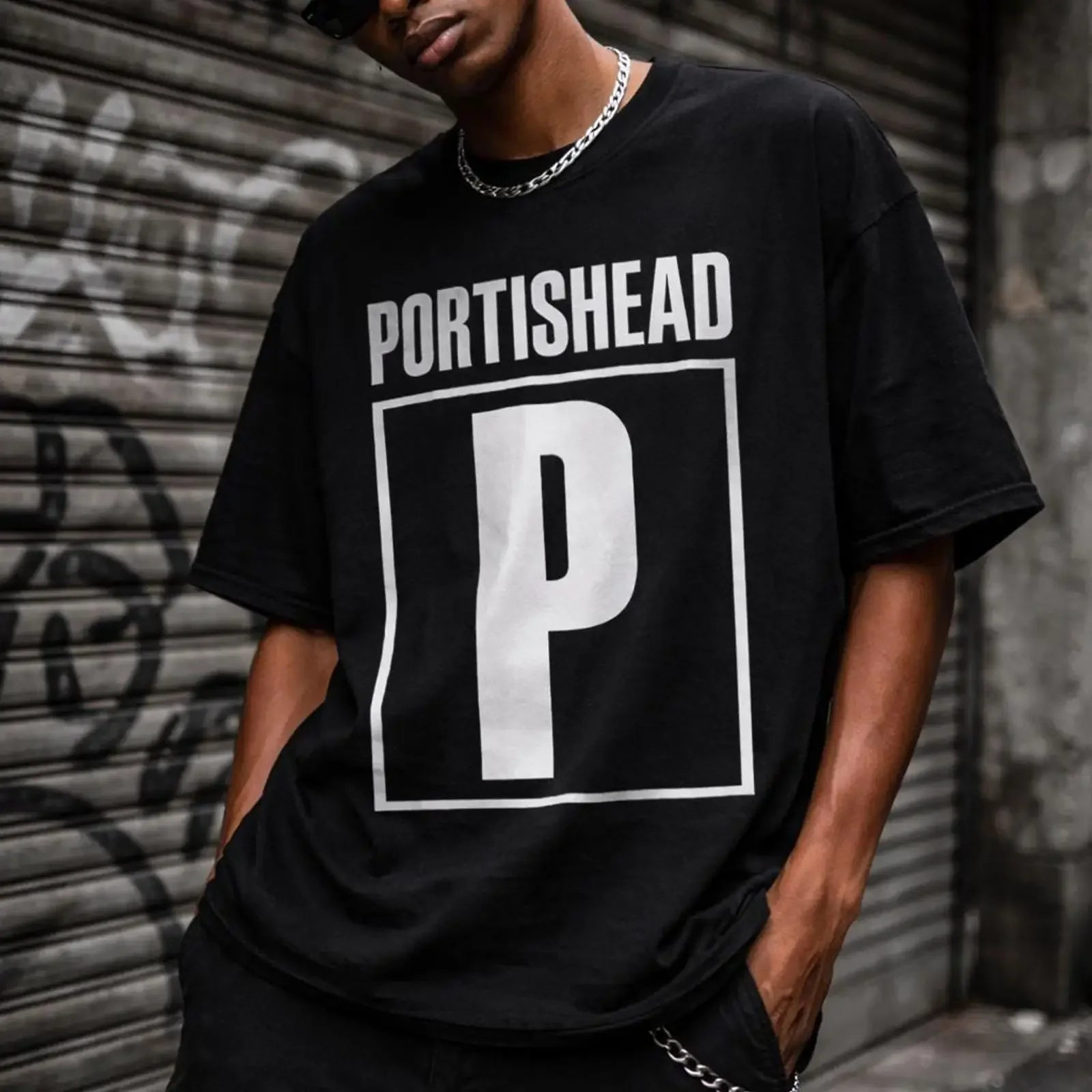 Portishead T shirt Alternative Rock Trip Hop Band Music Merch  vintage Washed Soft Casual designer clothes homme Breathable