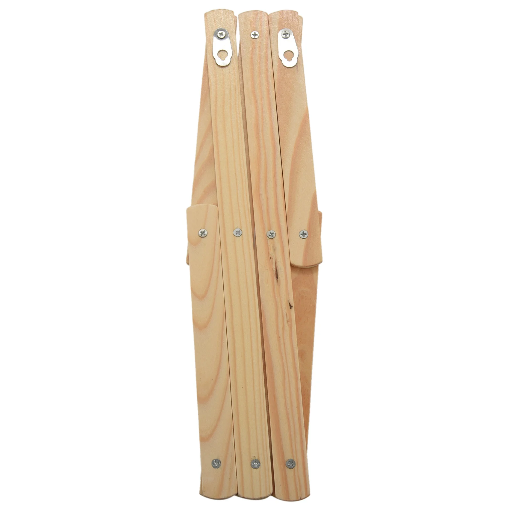 B03C-Accordion Wall Hanger 10 Hooks Pack Of 2 Natural Wood Wall Mounted Expandable Accordion Peg Coat Rack Hanger 2 Pack