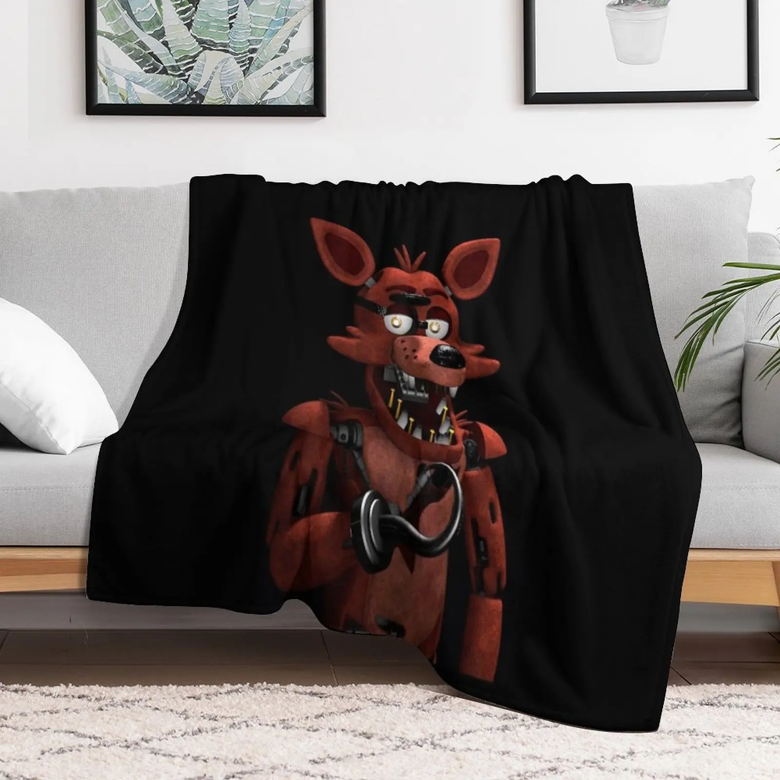 Foxy Throw Blanket Cute Plush Softest Blankets