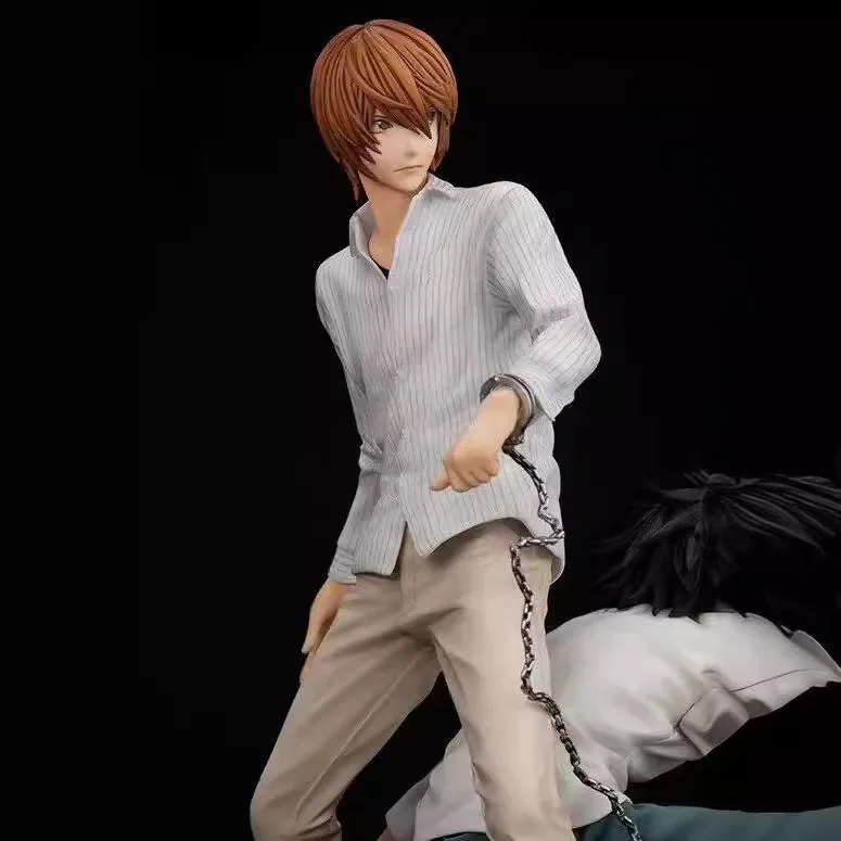 22CM Death Note L Yagami Light Anime Doll Action Figure PVC toys Collection figures for friends gifts