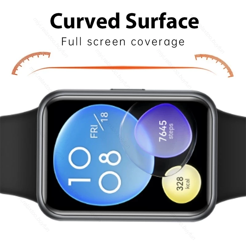 For Huawei watch Fit2 Screen Protector 3D PMMA Curved Edge HD Full Coverage Film
