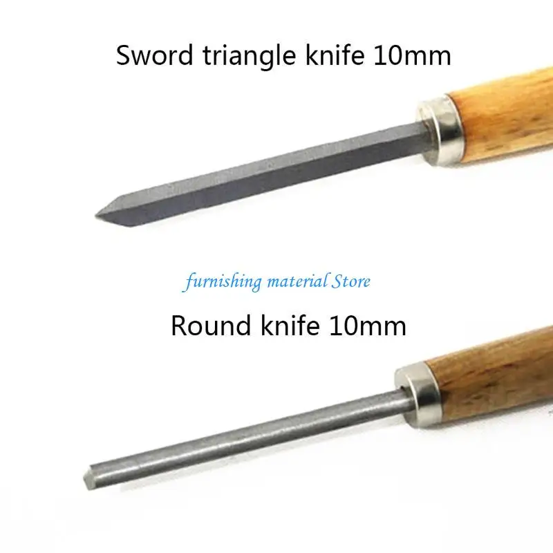 

Y5GD 8pcs Carving Knife Lathe Set Turning Tools Woodworking Gouge Skew