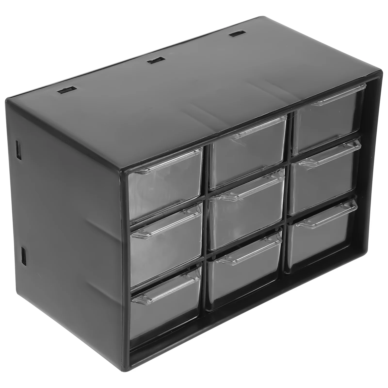 Practical Desk Organizer Multi-Drawer Compartments Storage Case Fine Workmanship Smooth Polishing Categorize Store Easily